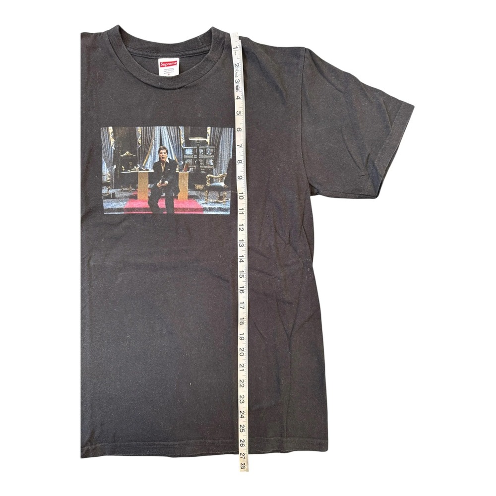 Supreme T-Shirt Mens Small Black Good Scarface Friend FW17 Graphic Tee - Picture 6 of 6
